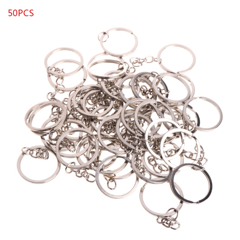 Bộ 50 Móc Khóa Bằng Thép Không Gỉ Chống Rỉ Sét