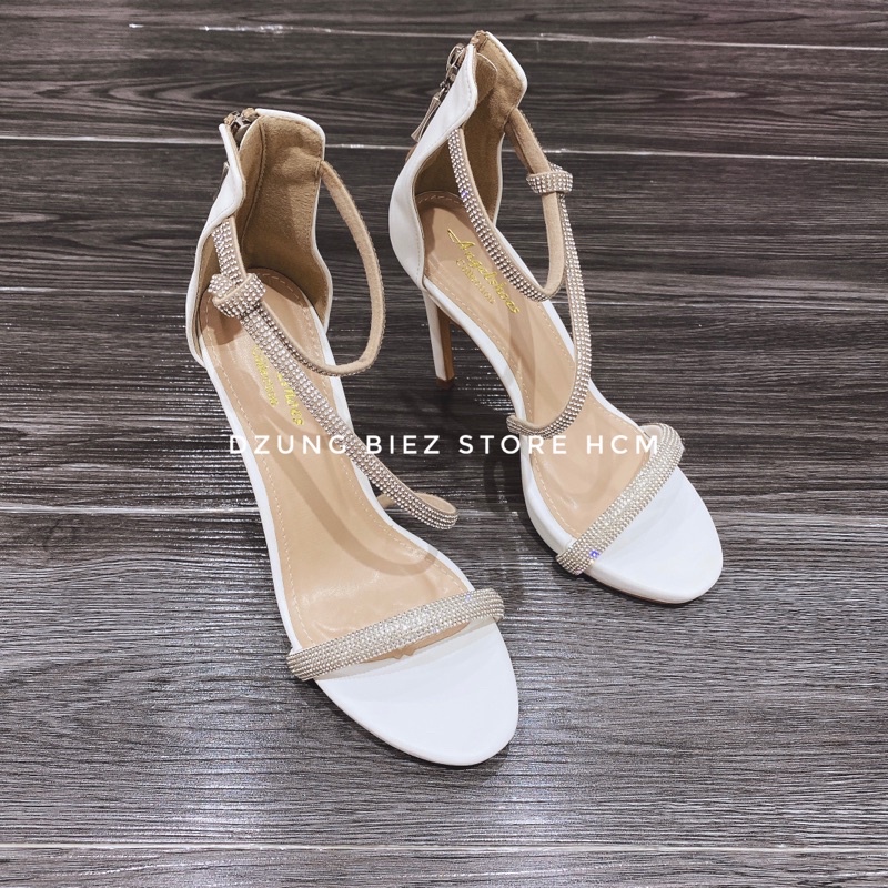 Sandal quai đá chéo đế đúp sang trọng hàng đẹp