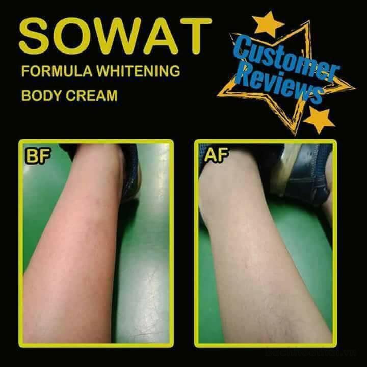 Kem trắŉg da toàn thân nhân sâm Mimi White Sowat Formula Whitening Body Cream Ginseng Root Extract Thailand