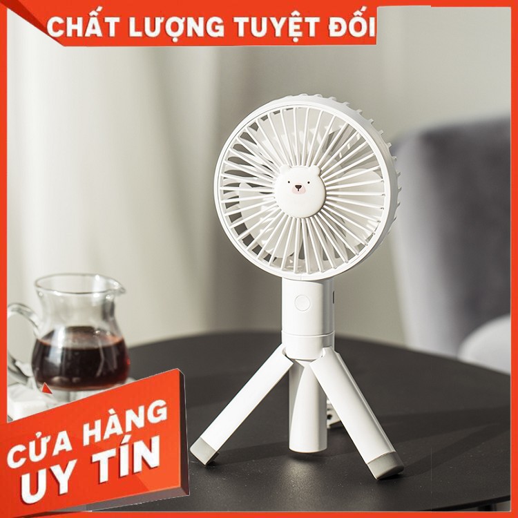 Quạt cầm tay có 3 chân kiêm để bàn PY-FS-007