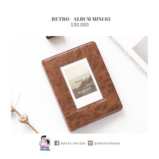 ALBUM INSTAX MINI - RETRO - 65 ẢNH (6x9cm)