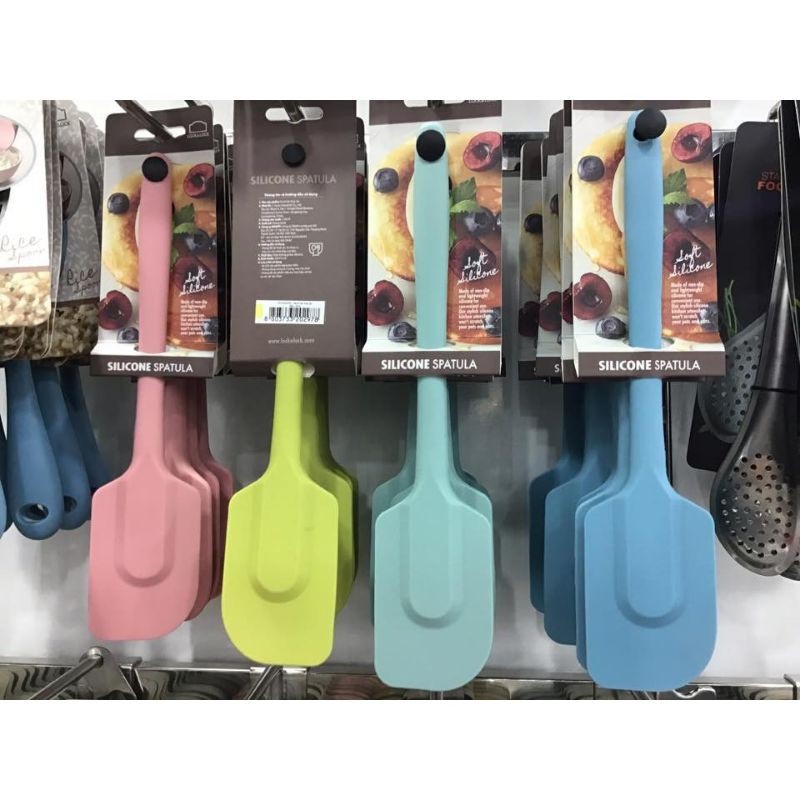 Muôi vét bột, lật thức ăn silicone chịu nhiệt chuyên dụng Lock&Lock CKT223