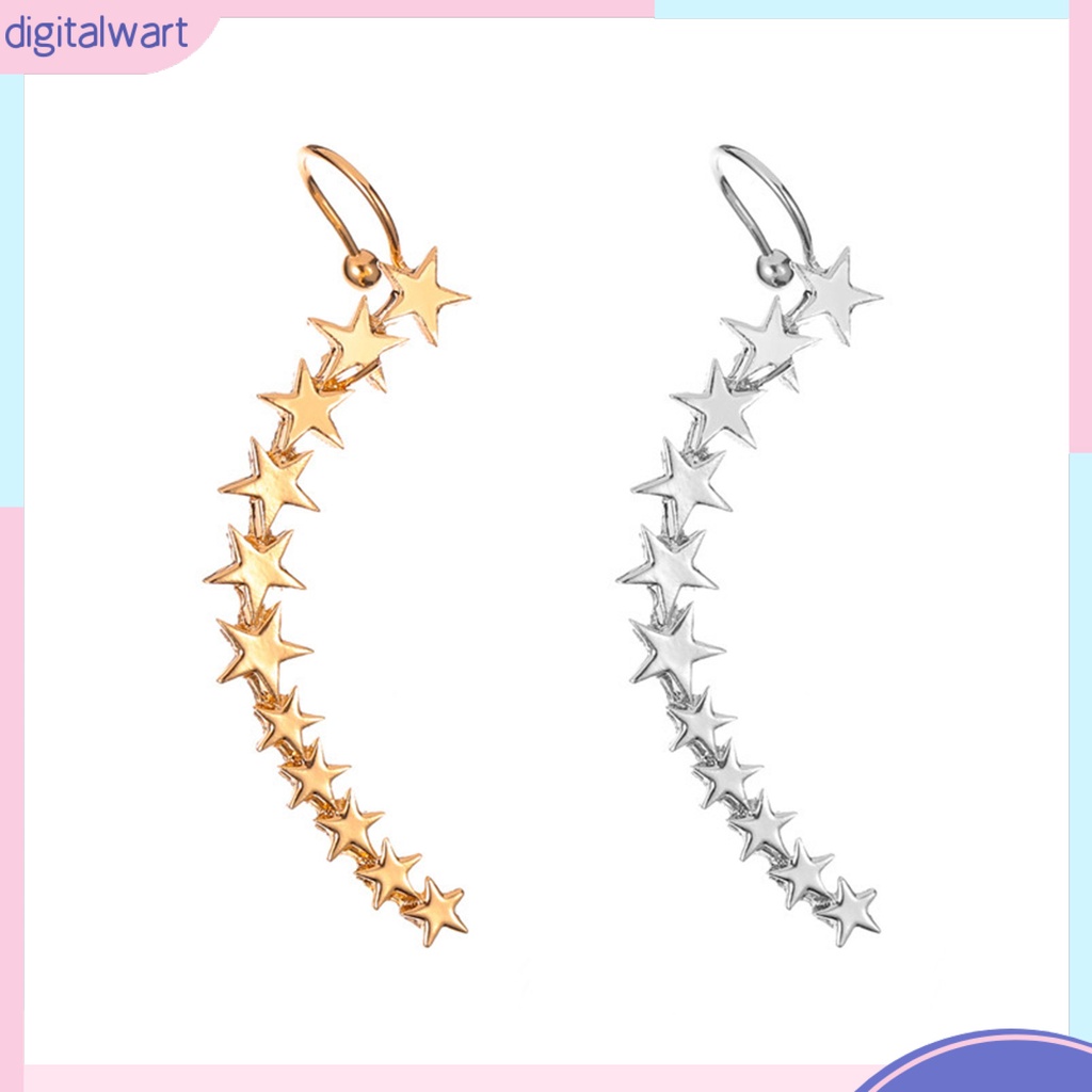 Khuyên vành tai hình ngôi sao năm cánh thời trang cho nữ