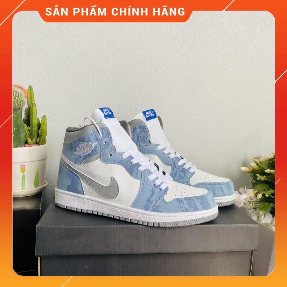 Giày 𝐉𝐨𝐫𝐝𝐚𝐧 1  hyper royal xanh nỉ cao cổ mới, Giày JD1 xanh loang nam nữ hot nhất 2021 | BigBuy360 - bigbuy360.vn