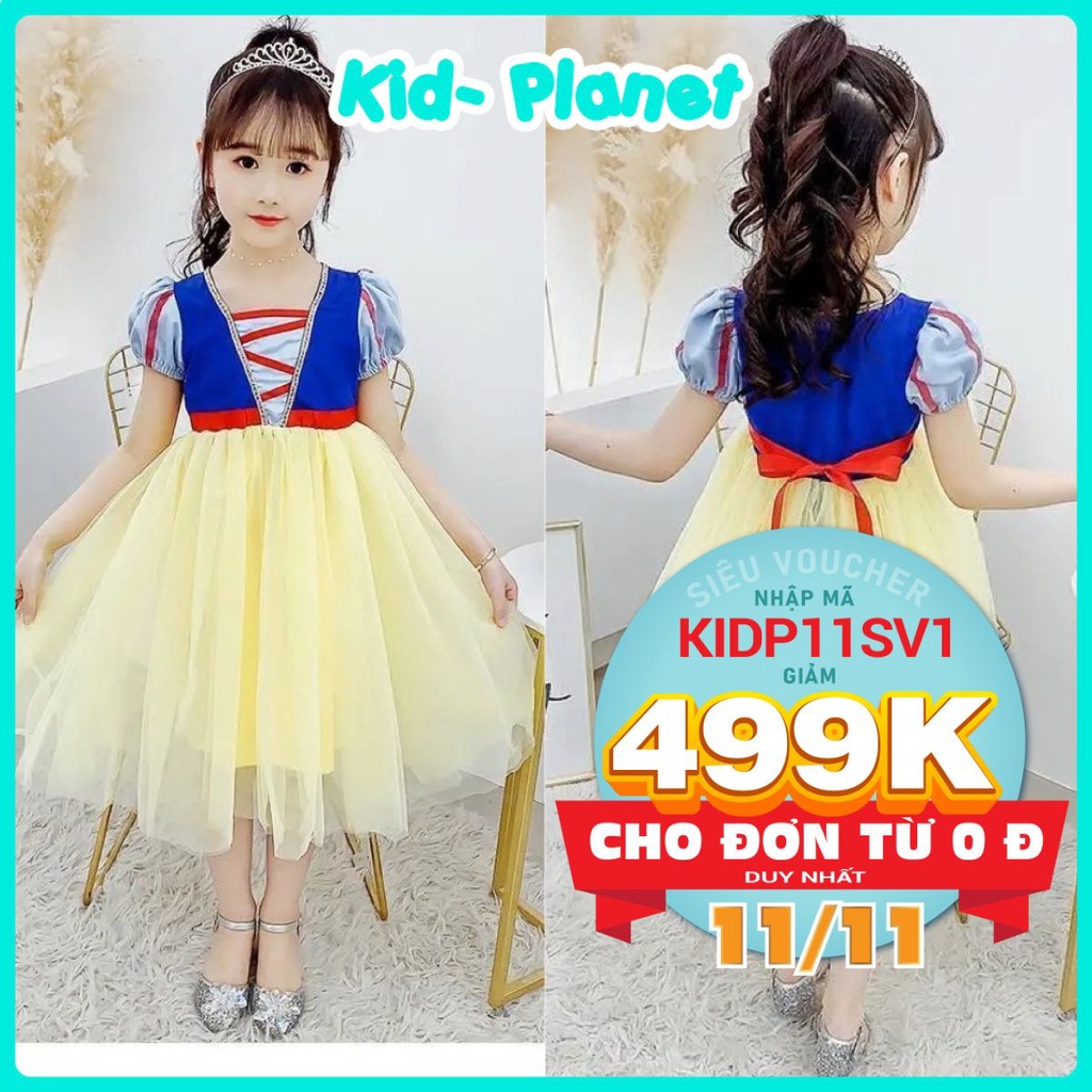 Váy đầm công chúa bạch tuyết cho bé gái (N00719)