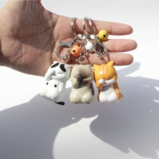 [Giao hàng 1 giờ] Móc Khóa Cute Mèo Biểu Cảm Bất Lực, Thất Vọng, có chuông, Xinh Xắn Dễ Thương, Xả stress