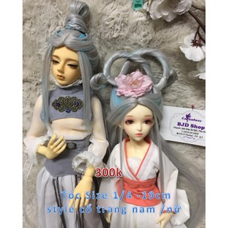 Tóc cổ trang búp bê BJD -1/4 - 16-18cm