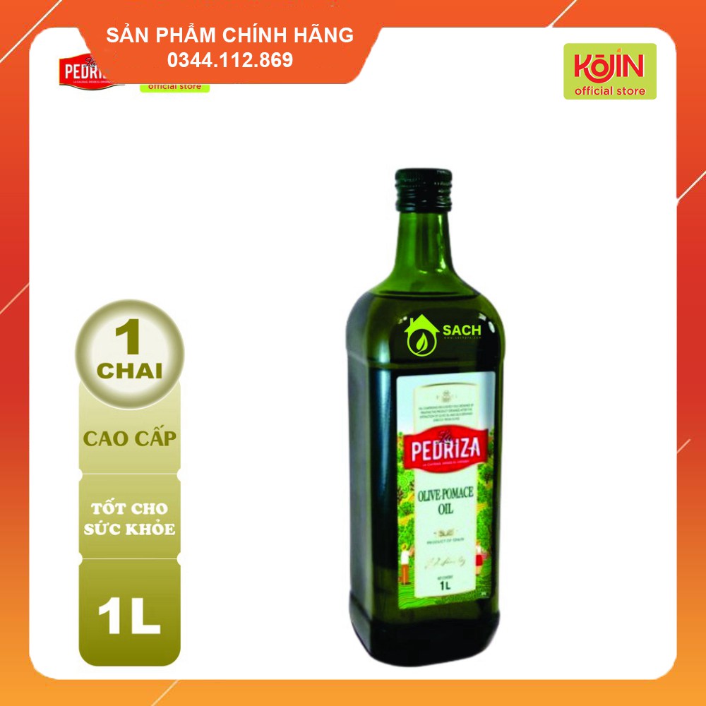 Dầu Oliu Kojin Lấy Nguyên Tinh Dầu Olive Từ Quả Oliu La Pedriza 1l