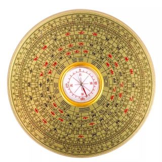 La Bàn Đồng Phong Thủy XD Và Du Lịch  chuyên dụng quà tặng 13cm