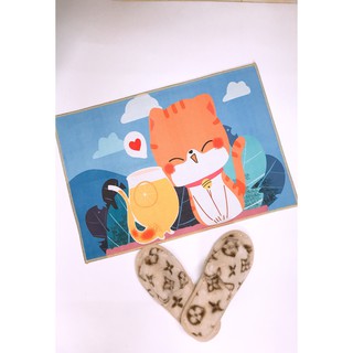 Thảm chân 3d hình thú
