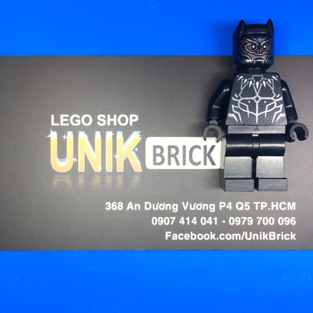 Lego UNIK BRICK Black Panther - Báo đen trong Siêu anh hùng chính hãng (như hình).
