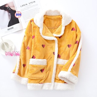 Áo Bông Viền Lông Cừu B08