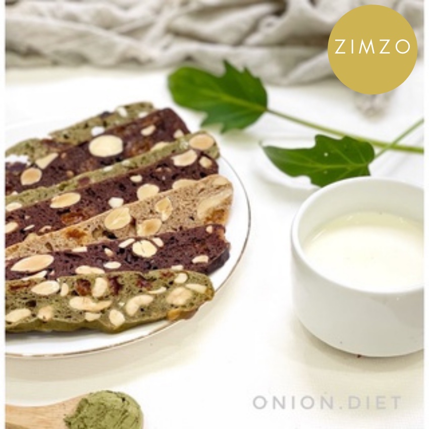 Bánh BISCOTTI ăn kiêng, bánh hạt nguyên cám  giảm cân mix 3 vị 250g SOOYUN | BigBuy360 - bigbuy360.vn