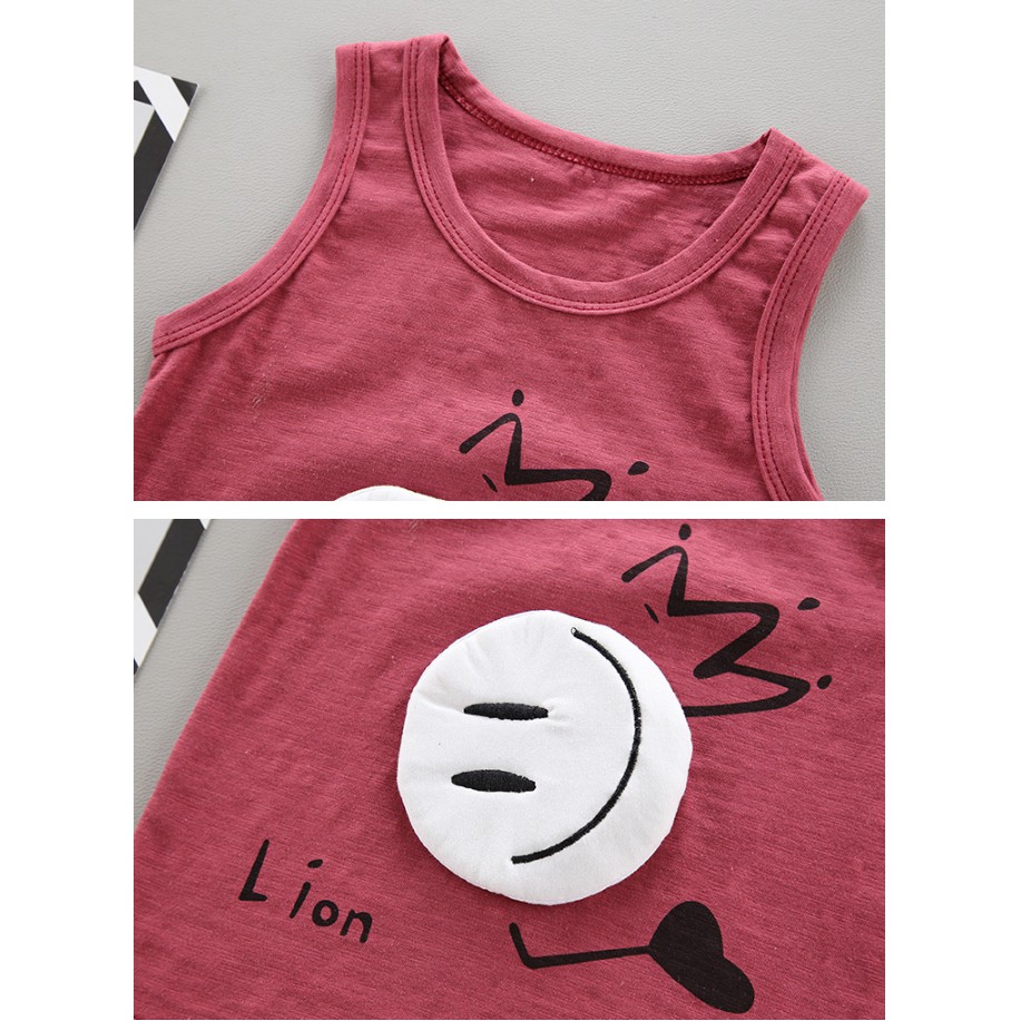 Bộ quần áo Ba lỗ Smile cho bé