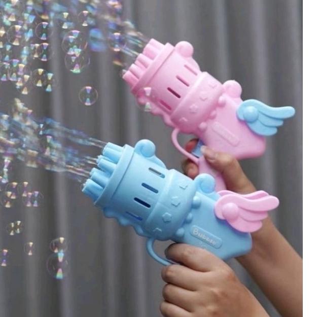 Súng Bắn Bong Bóng Xà Phòng Hình Thiên Thần Bằng Điện Độc Đáo