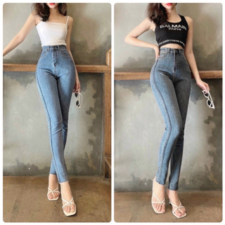 Quần skinny jeans lưng cao