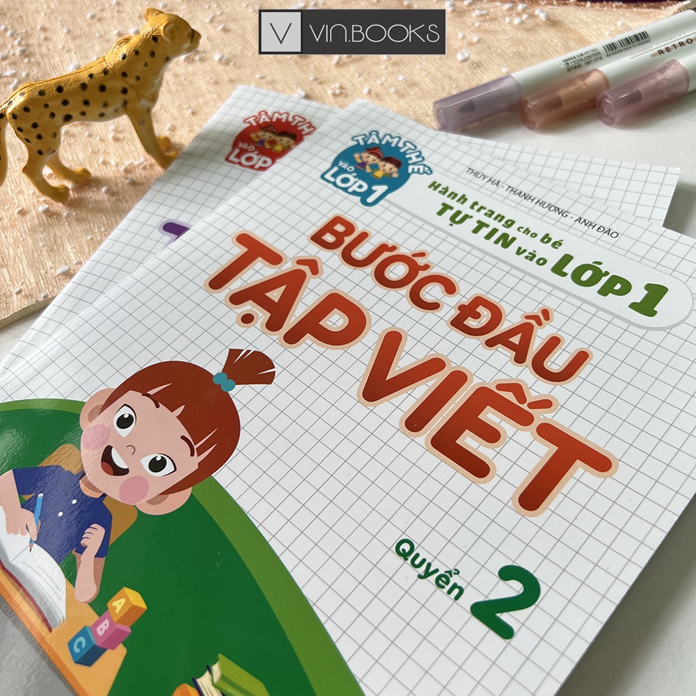 Sách - Bước Đầu Tập Viết - Combo 2 Quyển - Hành Trang Cho Bé Tự Tin Vào Lớp 1
