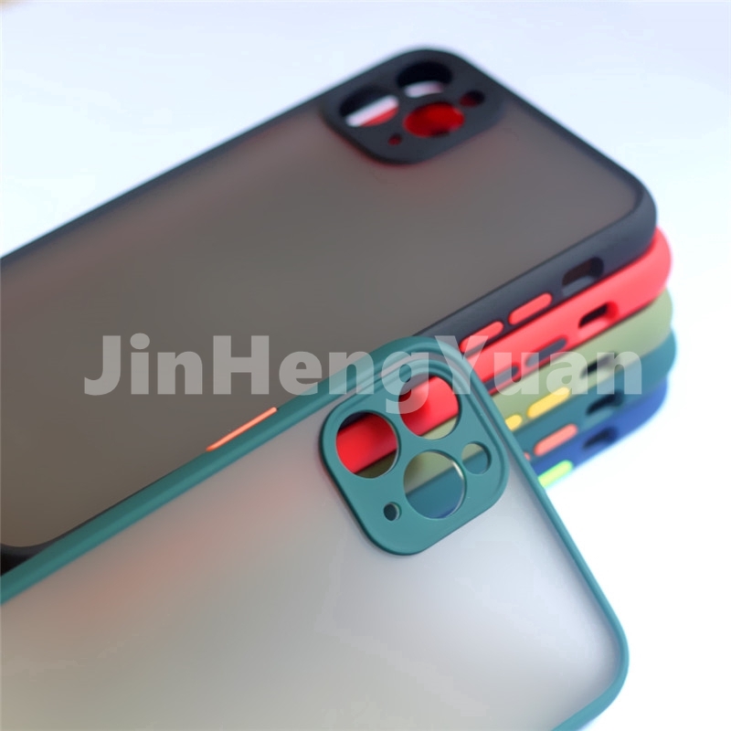 Ốp điện thoại mặt nhám sang trọng cho iPhone 11 11 Pro Max 6 6S 7 8 Plus X XS Max XR