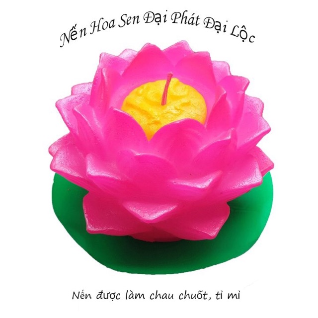 Nến hoa sen Đại phát đại Lộc cỡ đại
