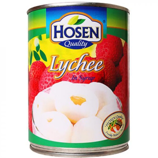 Vải Thiều Ngâm Hosen Lon 565g