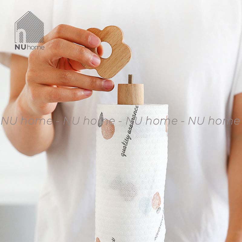 nuhome.vn | Cây để giấy - Niro, cây để giấy cuộn bằng gỗ được thiết kế đẹp mắt, sang trọng và tiện dụng