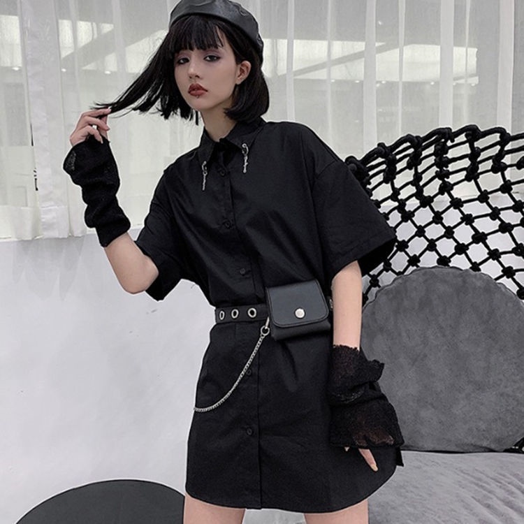 Thắt lưng phối ví và dây xích tháo rời được phong cách cá tính 19580