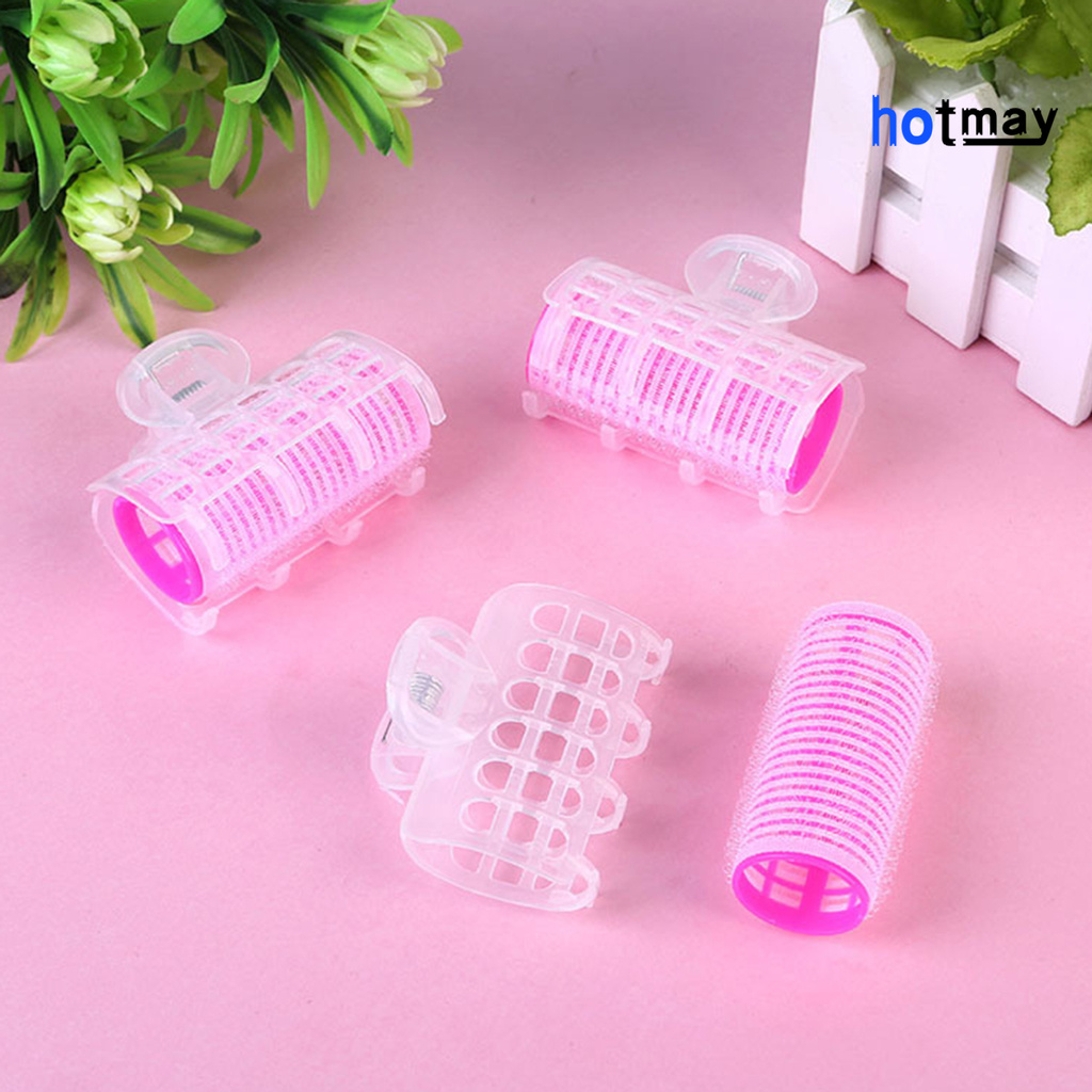 (Hàng Mới Về) Bộ 3 Dụng Cụ Con Lăn Tạo Kiểu Tóc Bằng Nylon Diy Cho Salon