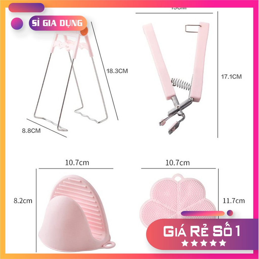 ❤️[ DEAL SỐC]❤️Bộ dụng cụ gắp nóng đa năng 6 chi tiết