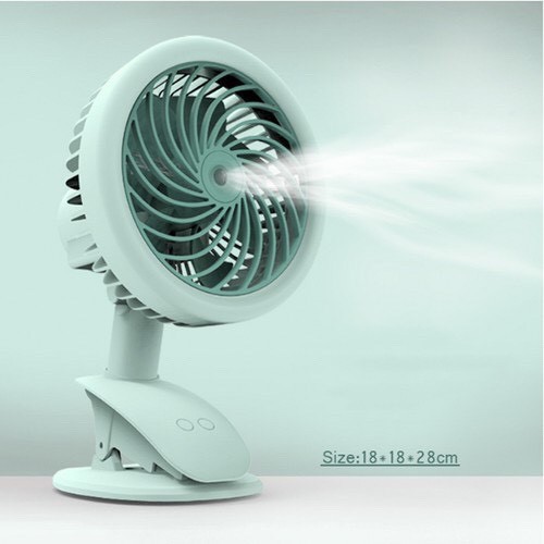 Quạt Phun Sương Kẹp Bàn Mini Clip Fan,Quạt Hơi Nước Đa Năng,Tiện Dụng