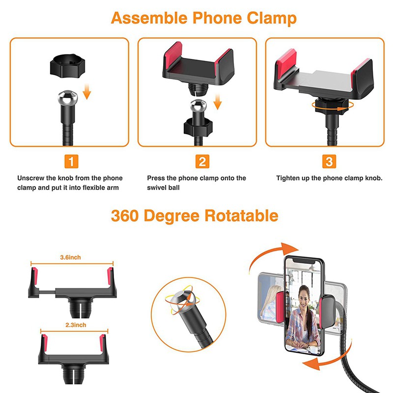 (Đang Bán) Bộ Thiết Bị Đèn Trợ Sáng Cho Máy Ảnh 3 Chế Độ E 10 | BigBuy360 - bigbuy360.vn