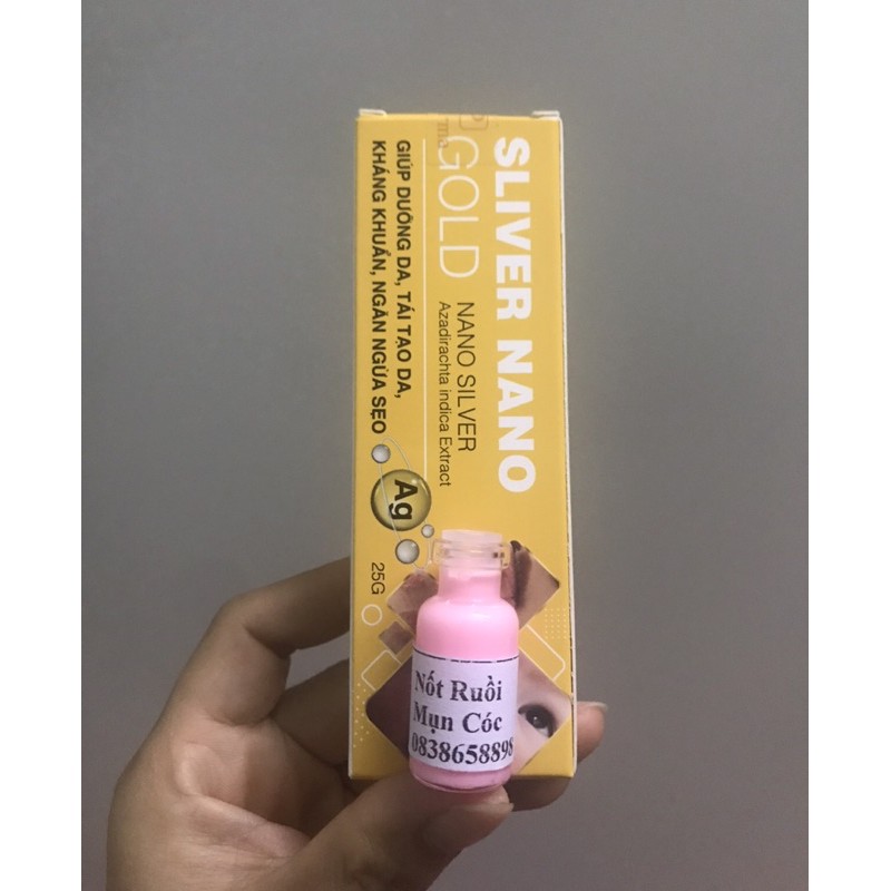 Com bo Tẩy nốt ruồi + Gel ngừa sẹo SLIVER NANO 25G | BigBuy360 - bigbuy360.vn