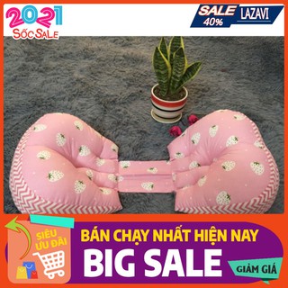 [Free ship-Giá sốc]Gối ôm bà bầu cánh tiên nâng bụng bà bầu,màu CT017
