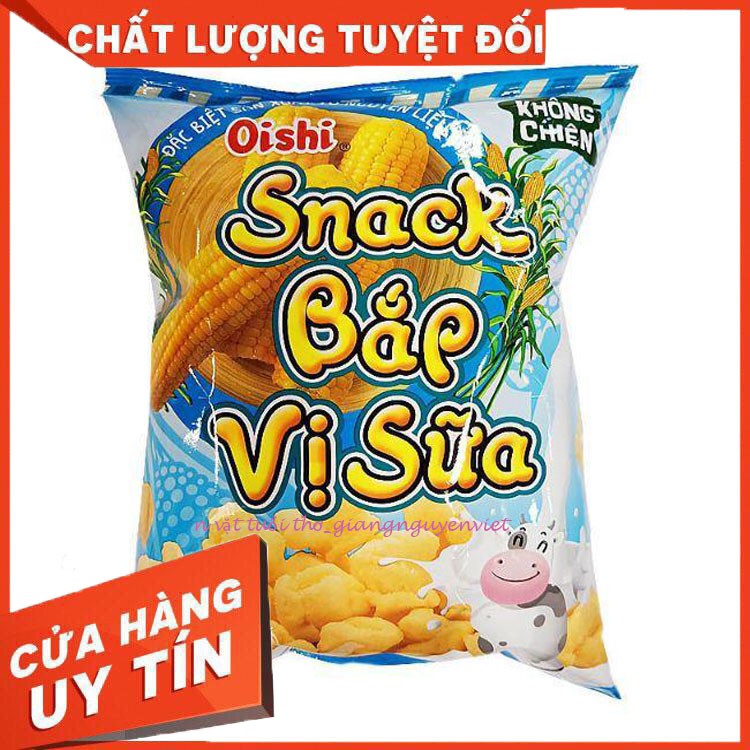 Bim Bim Snack Oishi bắp vị sữa 40g/gói