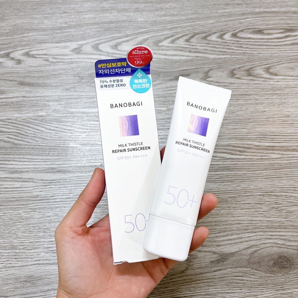 Kem chống nắng Banobagi Milk Thistle Repair Sunscreen SPF50+ PA++++ Hàn Quốc