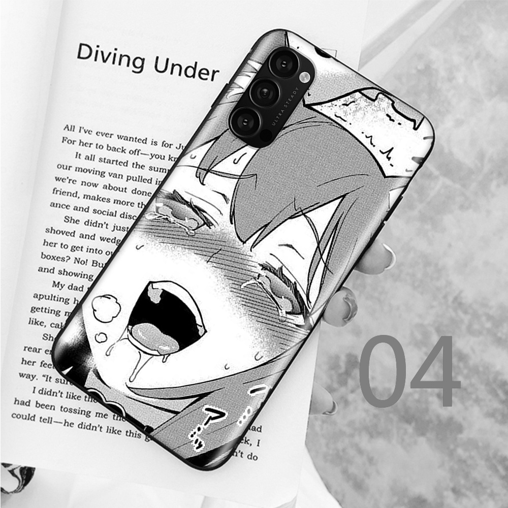 Ốp Điện Thoại Mềm Họa Tiết Anime WI-7 Ahegao Cho iPhone 5S 5 7 6S 8 11 XR 6 Plus Pro Max SE