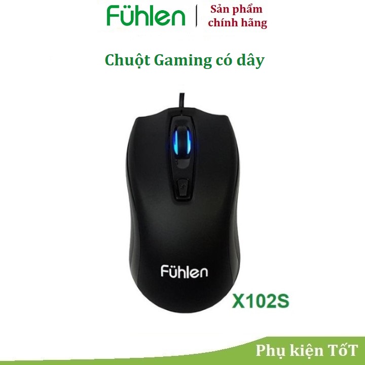 Chuột Game Fuhlen X102S Led 7 Mầu- chính hãng Ninza