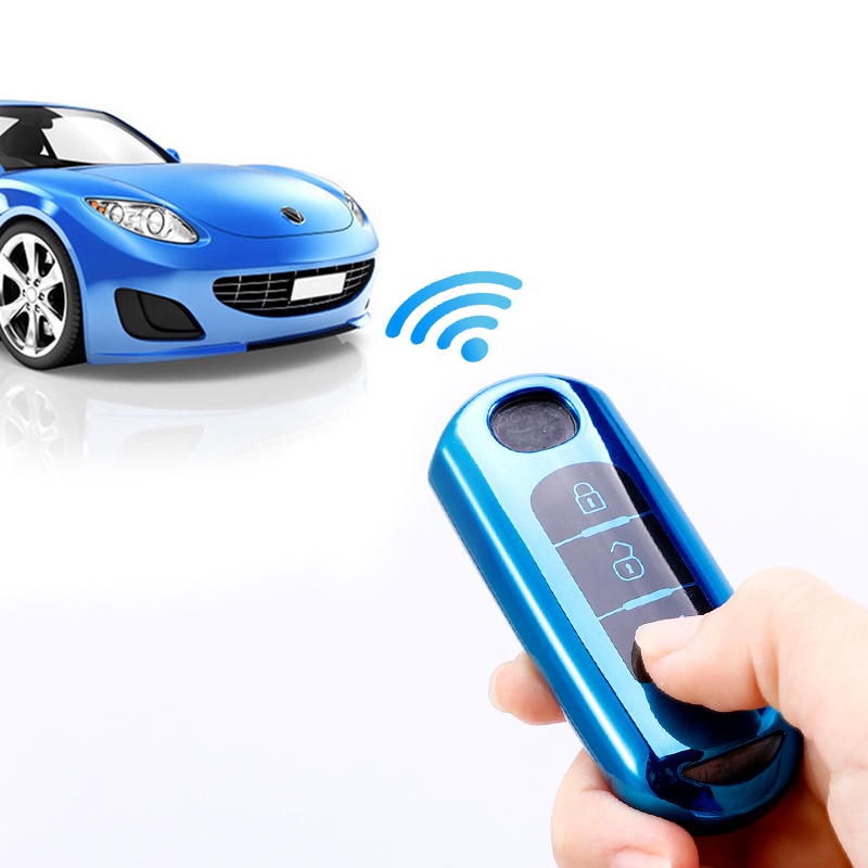 Vỏ Bảo Vệ Chìa Khóa Thông Minh Cho Mazda 2 3 6 Atenza Axela Demio CX-5 CX5 CX-3 CX7 CX-9 2015-2019