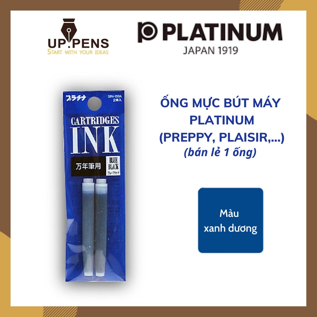 Ống mực bút máy Platinum Preppy -Bán lẻ 01 Ống