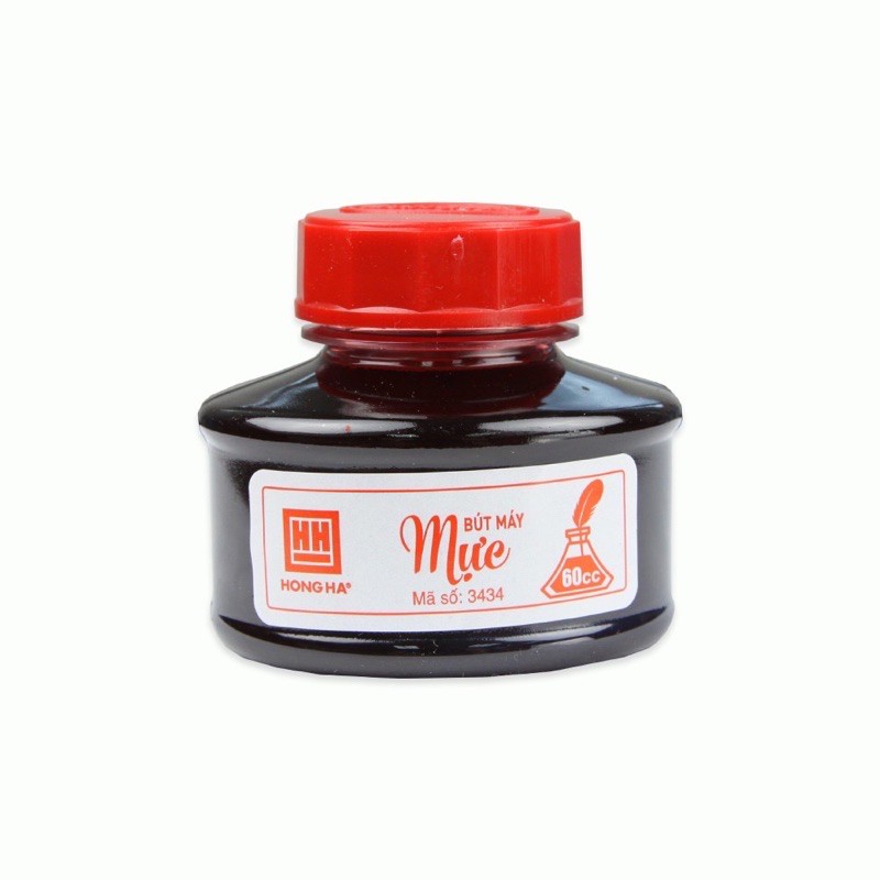 Mực lọ đỏ Hồng Hà 60 cc (3434)