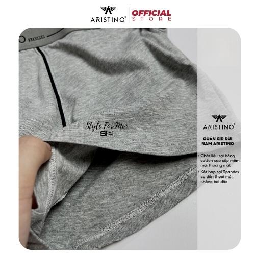 Quần Lót/Sịp Đùi Nam ARISTINO Dáng Boxer Chất Cotton Cao Cấp Mềm Đẹp Kháng Khuẩn Thoáng Khí ABX1615