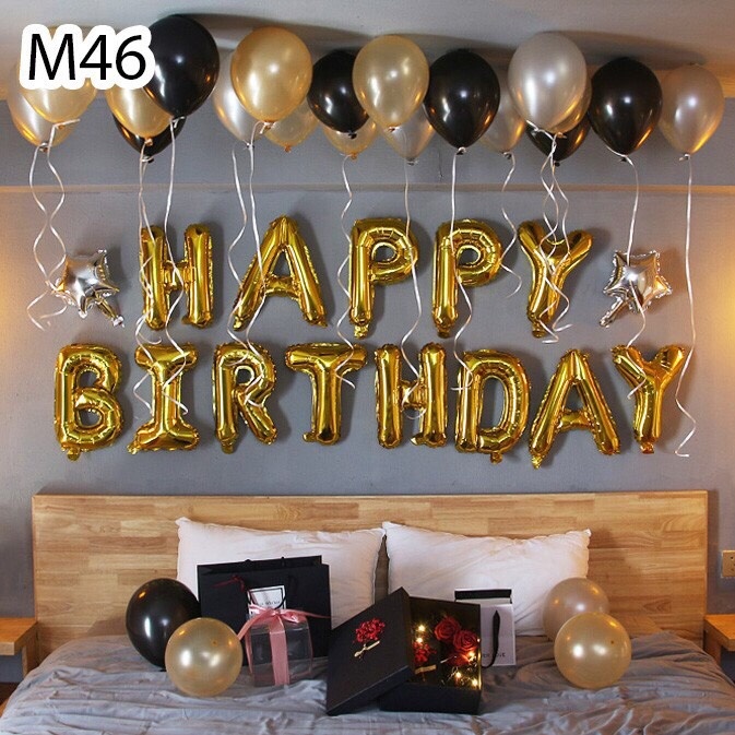 [Ảnh thật] Set trang trí sinh nhật lung linh HPBD (COMBO 58)