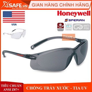 Kính bảo hộ Honeywell A700 Mắt kính chống bụi, chống tia UV, chống trầy xước, đọng sương