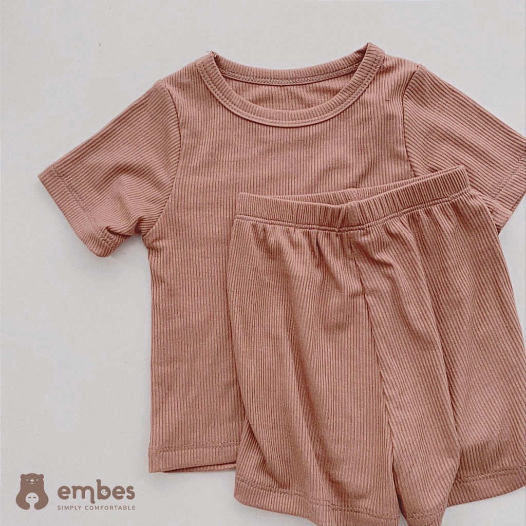 Bô cộc tay cho bé trai bé gái, đồ bộ cho bé gái bé trai thun tăm thanh hằng baby 7kg đến 17 kg