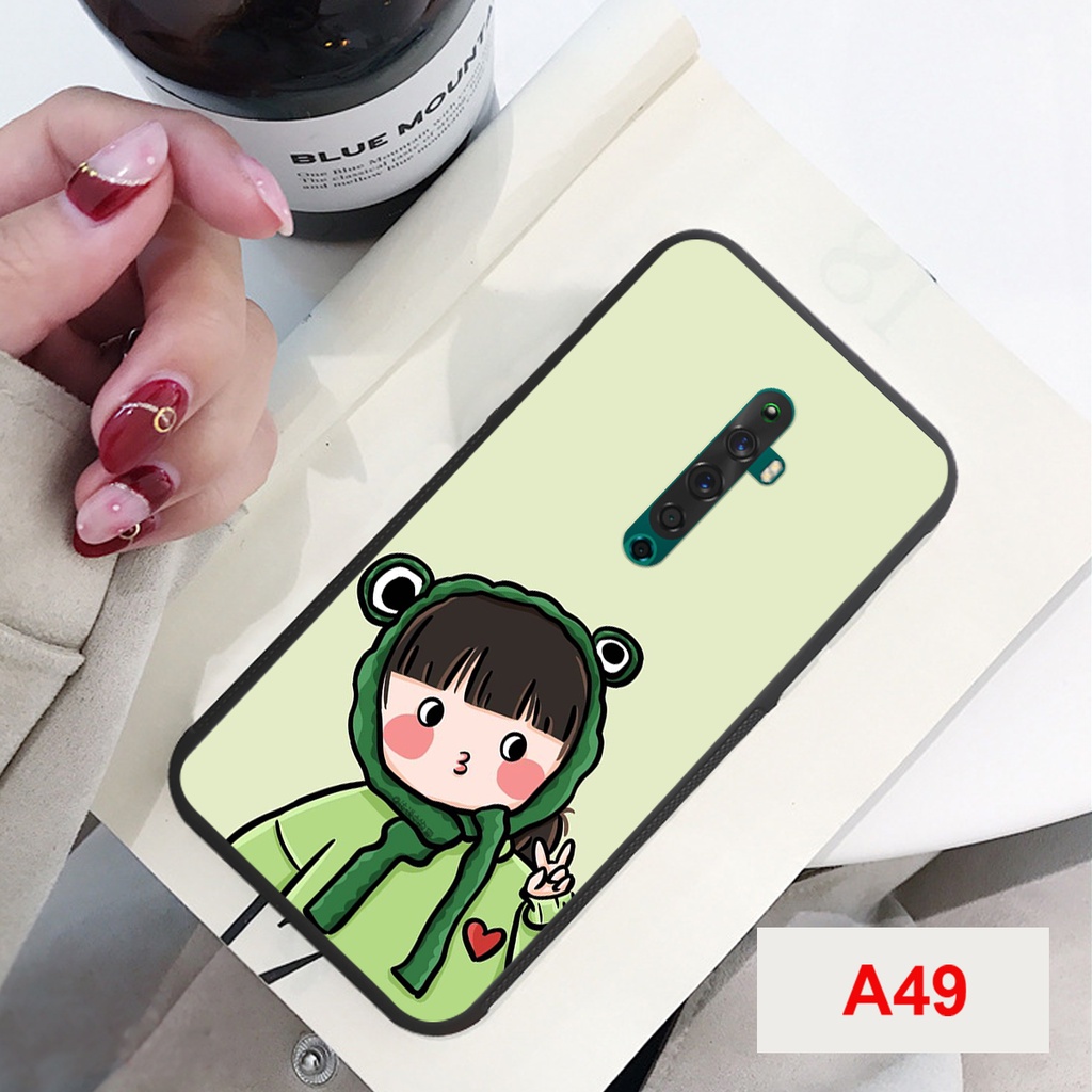 [FREESHIP] ỐP LƯNG OPPO RENO 2- OPPO RENO 2F- OPPO RENO 2Z HÌNH CÔ GÁI ĐÁNG YÊU 2021