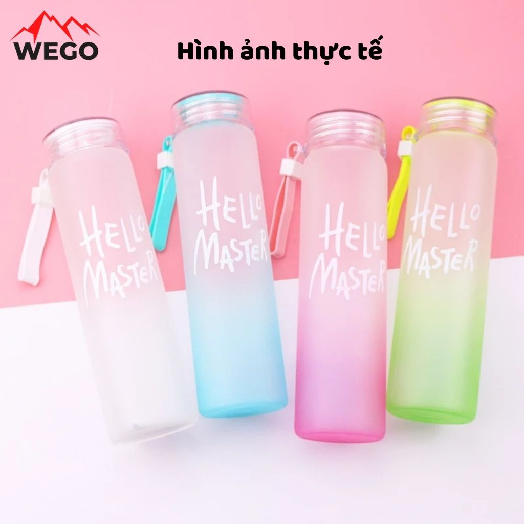 Bình nước thể thao đa năng 500ml nhỏ gọn tiện lợi WEGO
