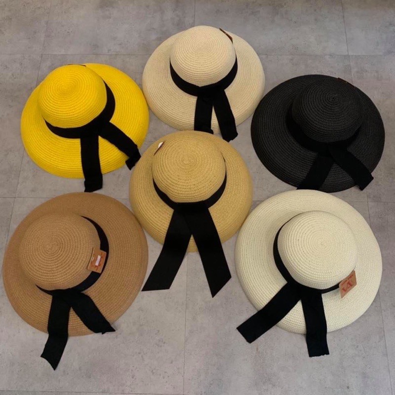 MŨ CÓI CHUÔNG LỒNG ĐÈN DÂY ĐEN ĐI BIỂN