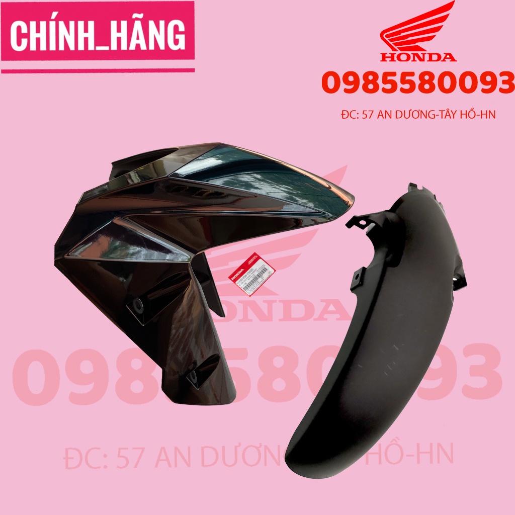 Bộ dè trước xe winner x màu đen bóng