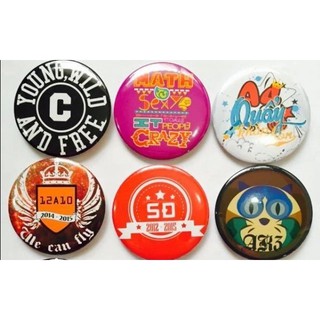 Huy hiệu cài áo, cài cặp mica in theo yêu cầu