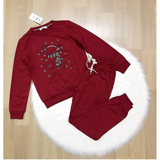 Bộ nỉ da cá Bershka