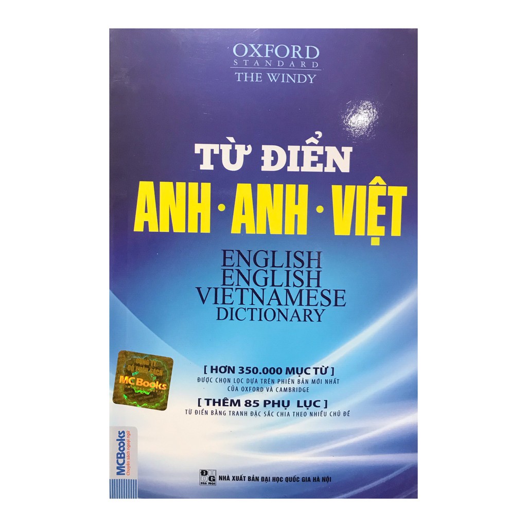 Sách - Từ điển anh - anh - việt